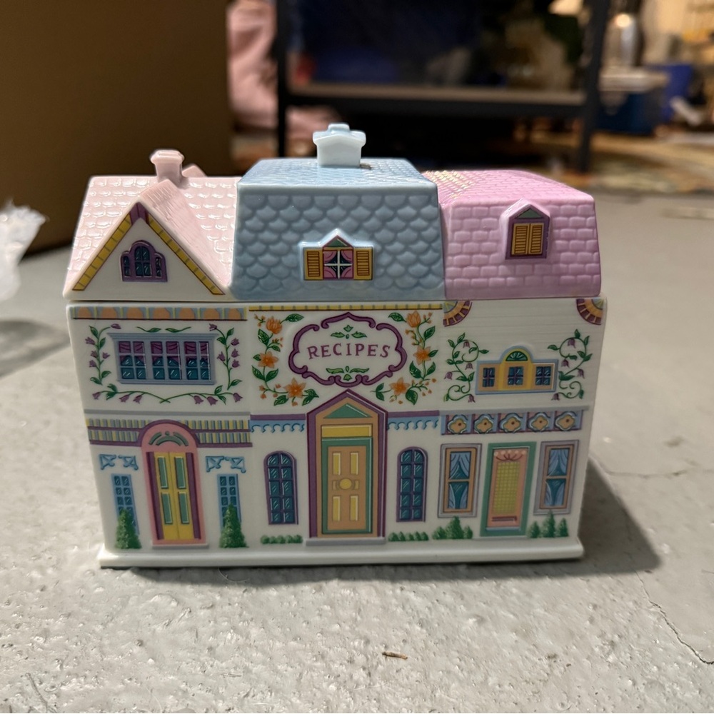 Charming Ceramic Recipe House